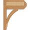 Ekena Millwork Thorton Craftsman Rough Sawn Outlooker, Western Red Cedar, 8"W x 16"D x 20"H OUT08X16X20THR04RWR - alternate 3